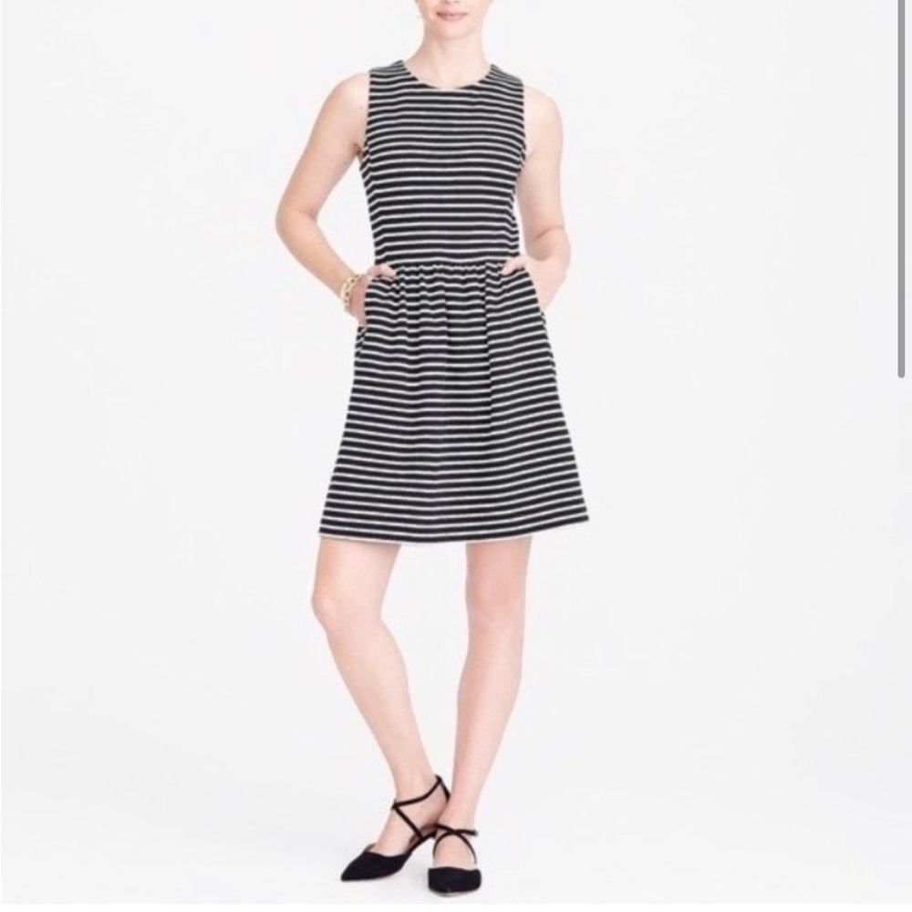 JCREW Sleeveless Striped Dress
